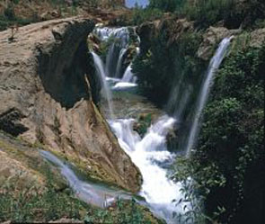 Bkarzla Falls in Lebanon